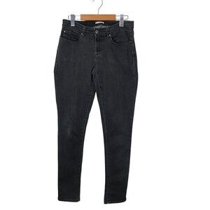 Eileen Fisher Grey Jeans 5 Pocket Zip Up Size 4